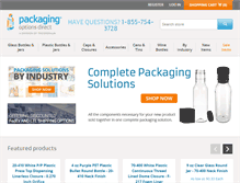 Tablet Screenshot of packagingoptionsdirect.com